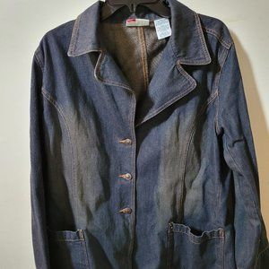 NWOT Faded Glory Vintage Jean Jacket Womens XL